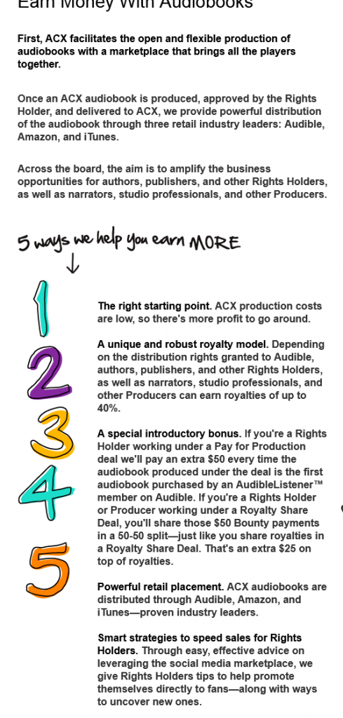 5 pasos para ganar dinero con audiolibros en acx
