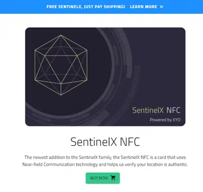 Se puede comprar uno de sus dispositivos SentinelX para aumentar las ganancias
